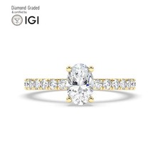Oval Diamond Engagement Ring