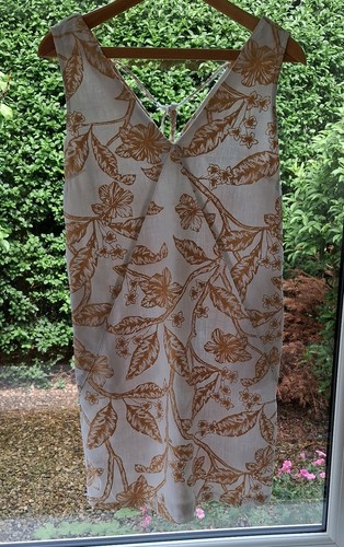 Next gold and white linen - next,