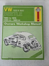 VW Beetle 1300 1500 Haynes