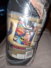 Batman Vs Superman Official Fleece Blanket 120x150cm 100% Polyester Warner Bros