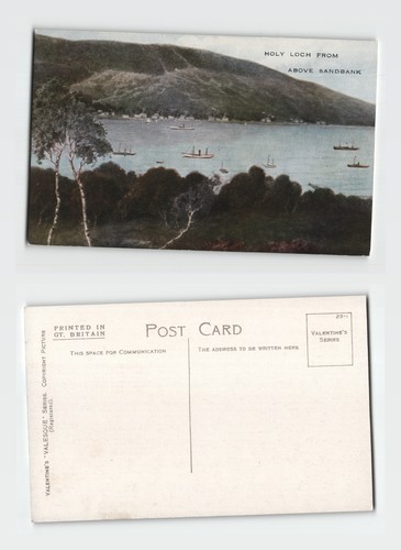 Postcard holy loch from - -,
