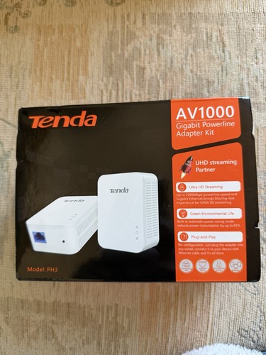 Tenda av1000 gigabit powerline - tenda,
