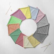 100% Cotton Candy Stripe Lines