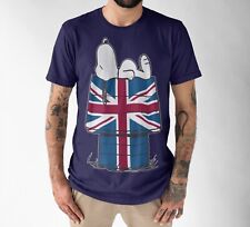 Peanuts Snoopy House UK Official Men's T-Shirt Dog House Gift Tee Shirt
