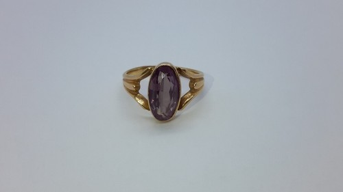 14k rose gold ring - gold, russian