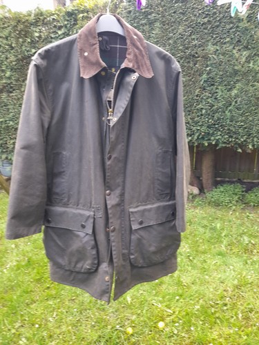 Green barbour northumbria wax - barbour,