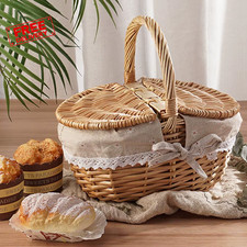 Wicker Picnic Basket Cute