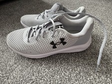 Ladies Under Armour Trainers Size 5 Grey Pursuit Charged
