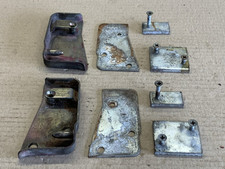 MGB, MG MIDGET, SPRITE 1968-80 DOOR LOCK CATCH STRIKER, CAPTIVE PLATES & SCREWS