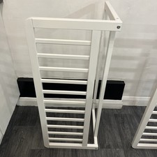 Safetots Bed Rail Wood, Wooden Bed Guard, White, 90cm Wide x 38cm High used