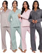 Ladies Long Sleeve Pyjamas