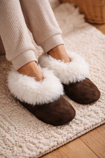 Adults Alpaca Fur Slippers
