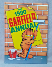 Garfield Annual 1990 Jim Davis Hardback Comic Strip Humour Cat VGC Vintage