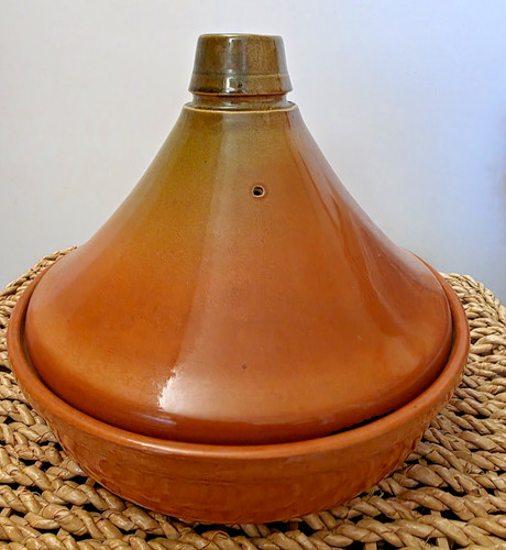 Large french vintage tagine - vintage,