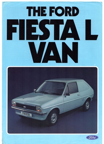 Ford fiesta van 957cc - ford,