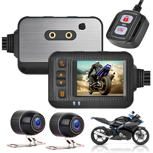 Motorcycle dash cam - dash, +