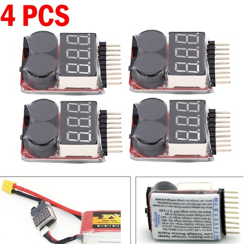 4pcs lipo battery monitor - 4pcs,