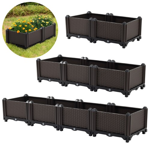 Large trough plant pot long - trough,