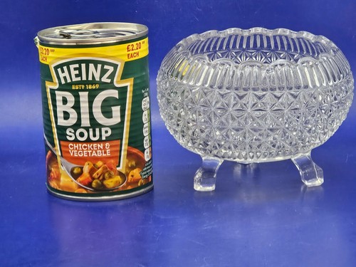 Vtg pressed glass - pressed, /