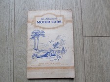 An Album Of Motor Cars. John Player Cigarette Cards.
