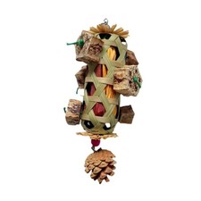 Bird Chewing Toy Shredding Toy Playing Unique Budgie Foraging Toy Cage Toy