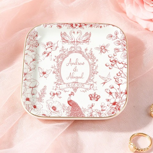 Personalized floral jewelry - personalized,