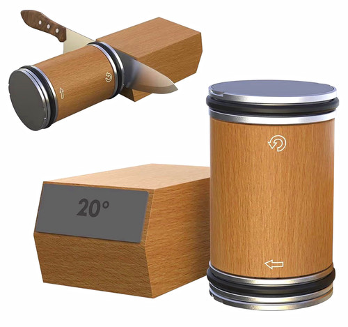 Magnetic knife sharpening - magnetic,