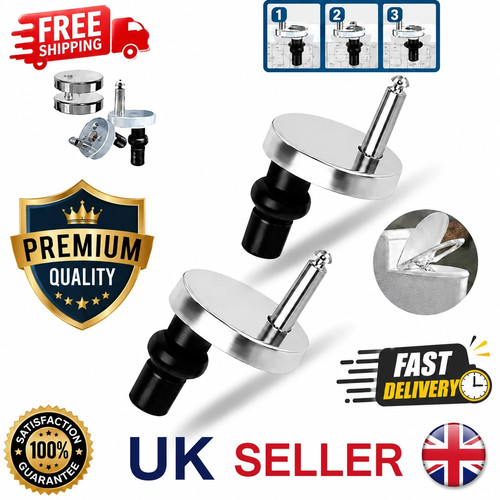 Toilet seat hinges soft - 2x,