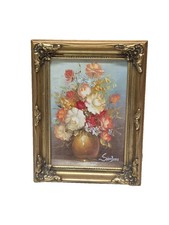 Vintage Oil On Board Still For