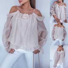 Women Cold Shoulder Long
