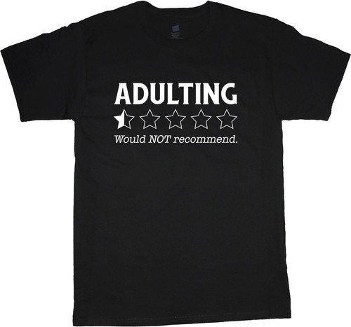 Funny mens shirts - funny, adulting