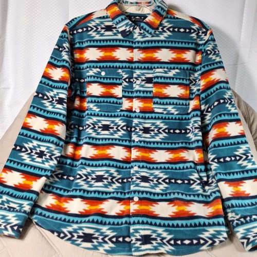 Aztec print fleece - print,