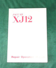 Series 1 Jaguar XJ12 Repair Operation Manual Genuine Jaguar XJ12 Workshop Manual