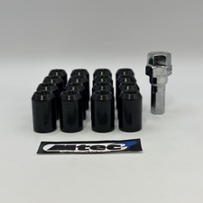 16x Ford Black Tuner Wheel Nut