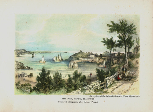 Tenby wales pier and sailing - wales,