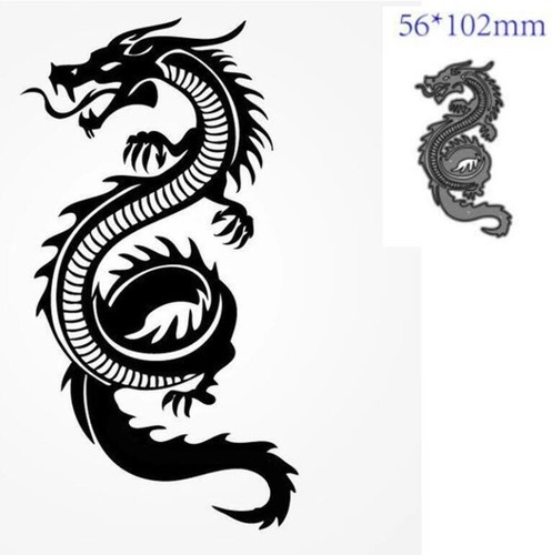 Animal dragon metal cutting - animal,