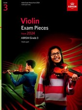 VIOLIN EXAM from 2024 Grade 3 Part ABRSM