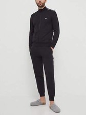 Emporio Armani Mens Black Logo