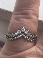 Pandora Sterling  Silver CZ