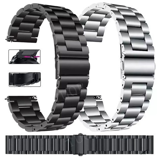 Stainless steel metal watch - steel,