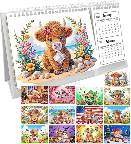 Gem art painting calendar - art,