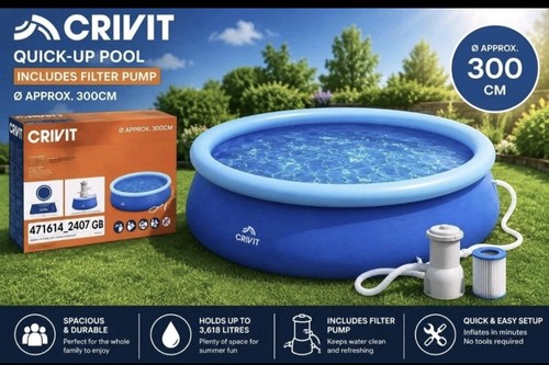 Crivit quick 10ft - quick-up,