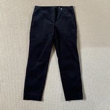 ROBELL Marie Velvet Trousers Full Length Stretch Cotton Pull On UK 18