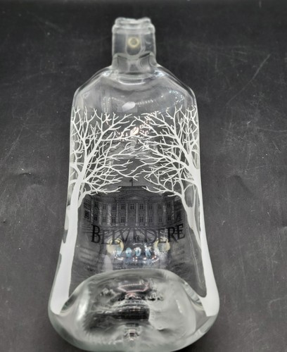 Belvedere vodka bottle melted - vodka,