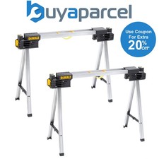 2X Dewalt Heavy Duty Portable Saw Horse Work Support Stands - 1 PAIR DWST1-75676