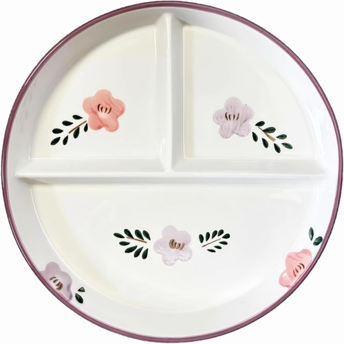 Divided plates ceramic inch - plates, ceramic,