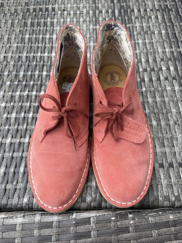 Clarks originals coral pink - originals,