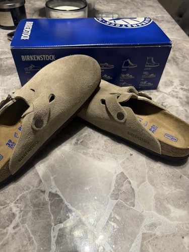 Birkenstock boston taupe - boston, bs