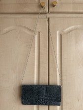 Etui Bags London Leather Ocean Blue Clutch Handbag- Made in the UK