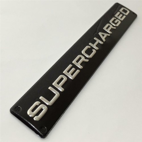 New supercharged boot badge - new,